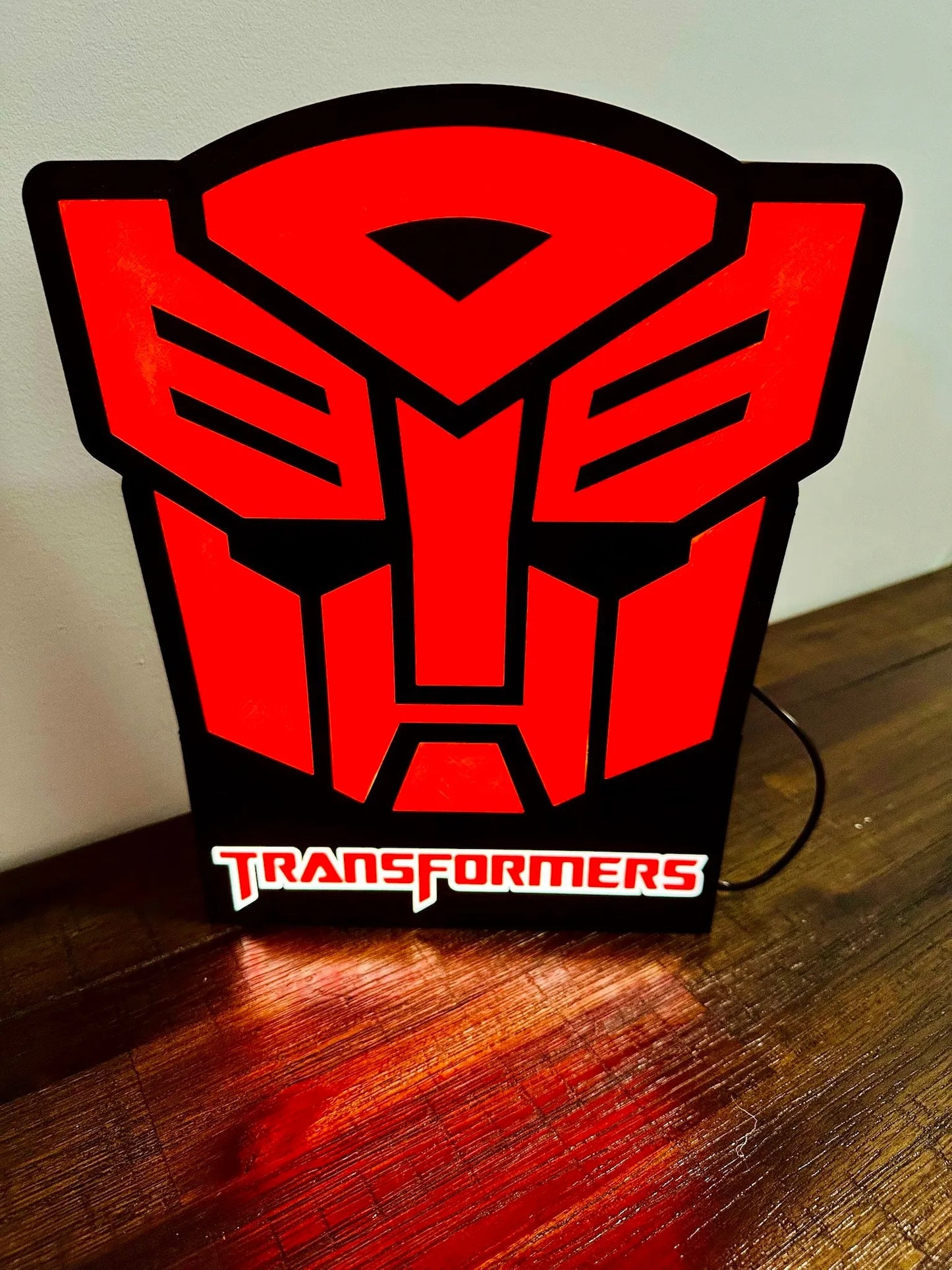Transformers: Decepticon and Autobots Logos - Light up signs!