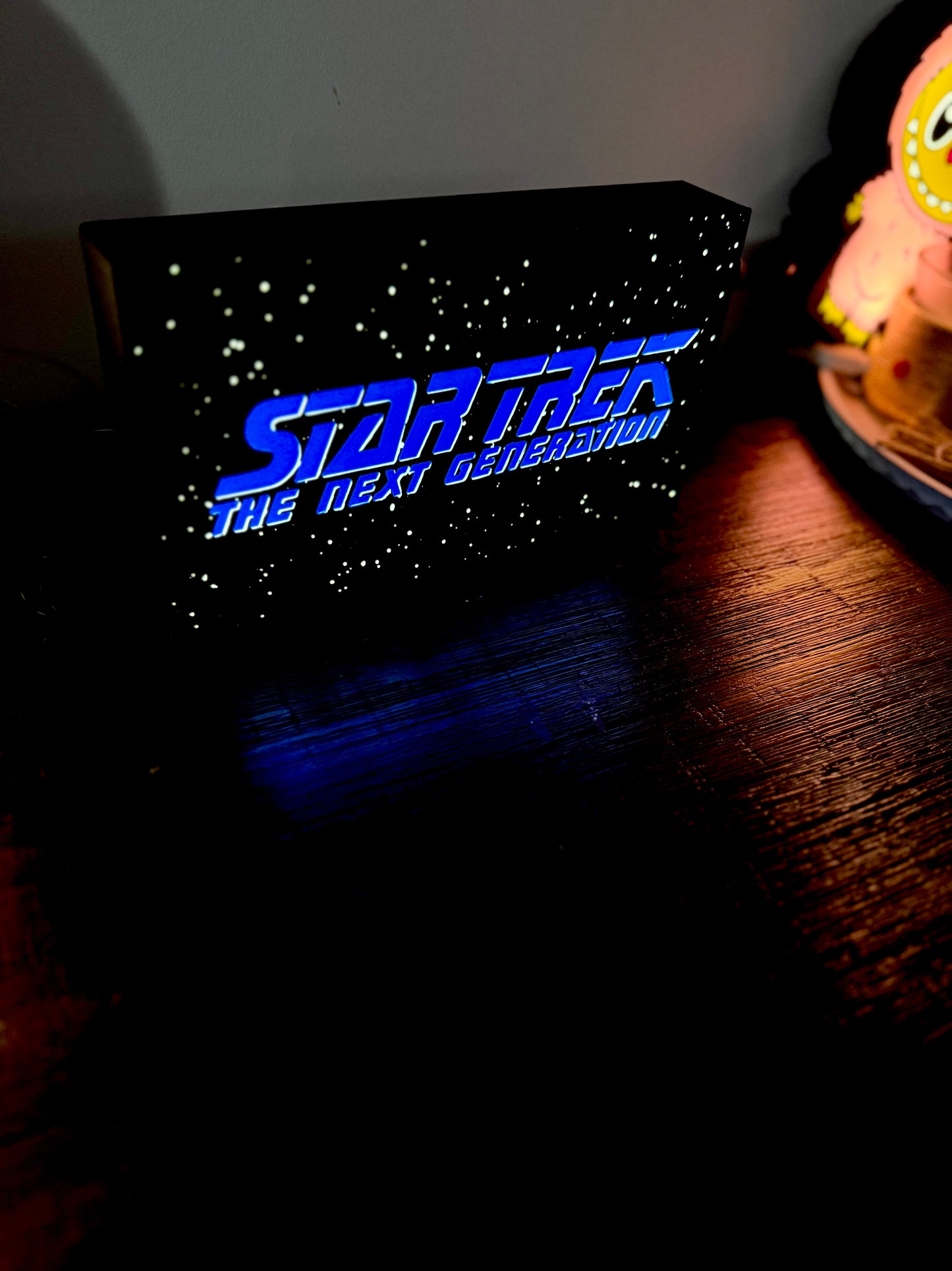 StarTrek: The Next Generation TNG - LED Light Up Artwork / Illuminated Wall Art / LED Display Sign