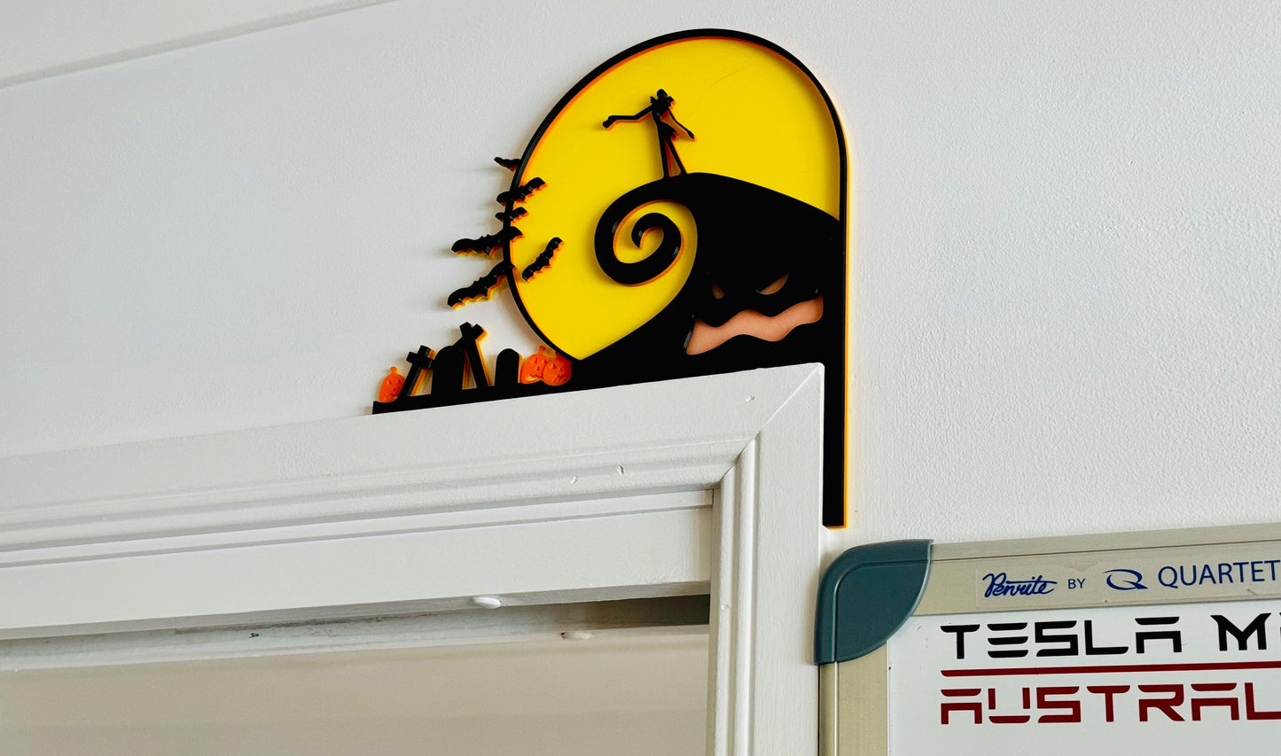 Nightmare Before Christmas Inspired Door Corner Decoration - Glow in the Dark - Michael's 3D World