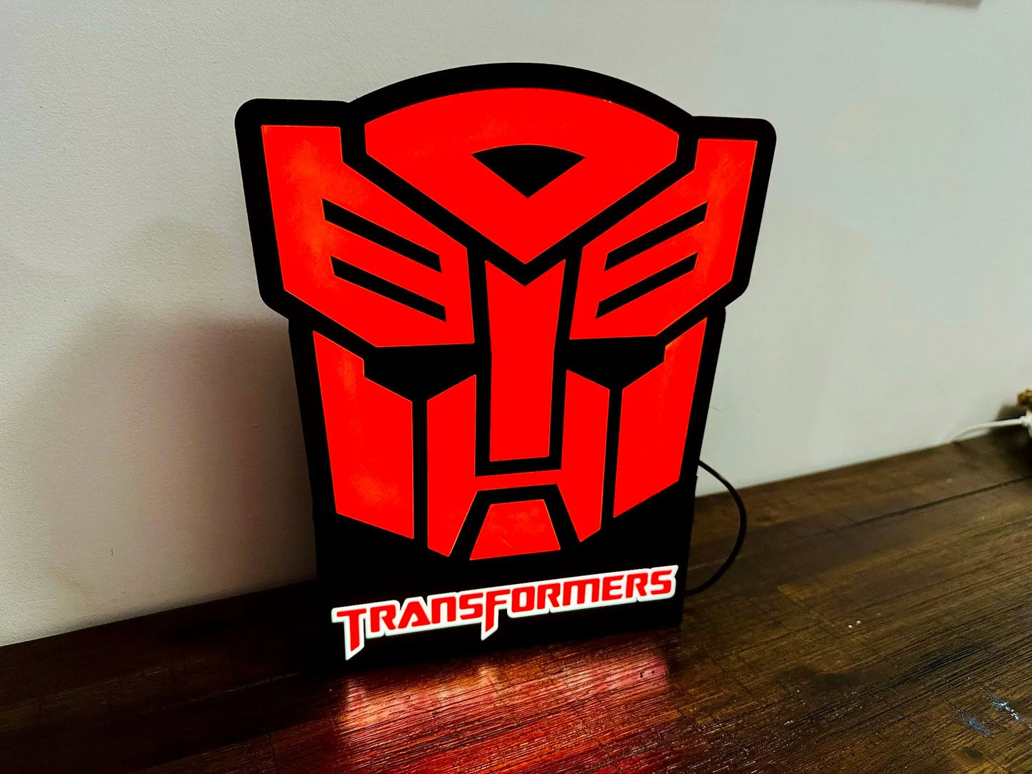 Transformers: Decepticon and Autobots Logos - Light up signs!