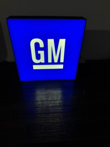 Holden / GM- Blue Light Up Artwork / LED Wall Art / Sign