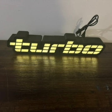 Holden Turbo Badge Logo - Light Up Artwork / Wall Art / Sign Calais Turbo