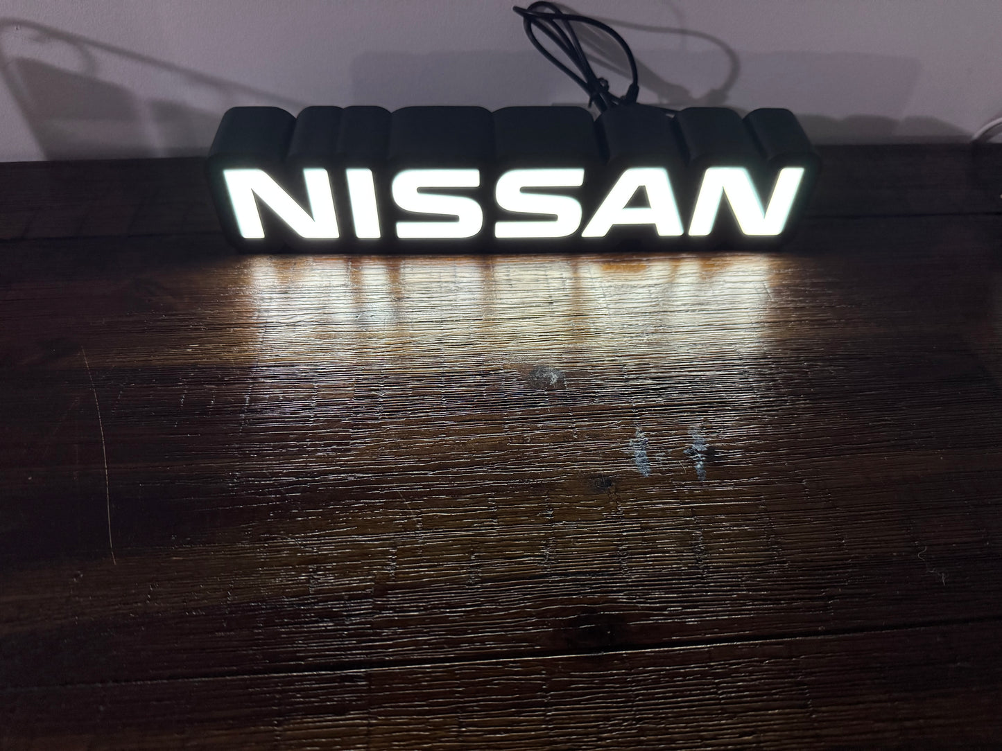 Nissan Logo - Light up sign - USB Powered