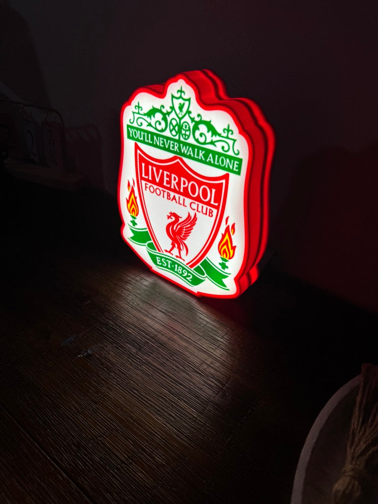 Liverpool Football Club - Light up Logo / Sign - USB Powered