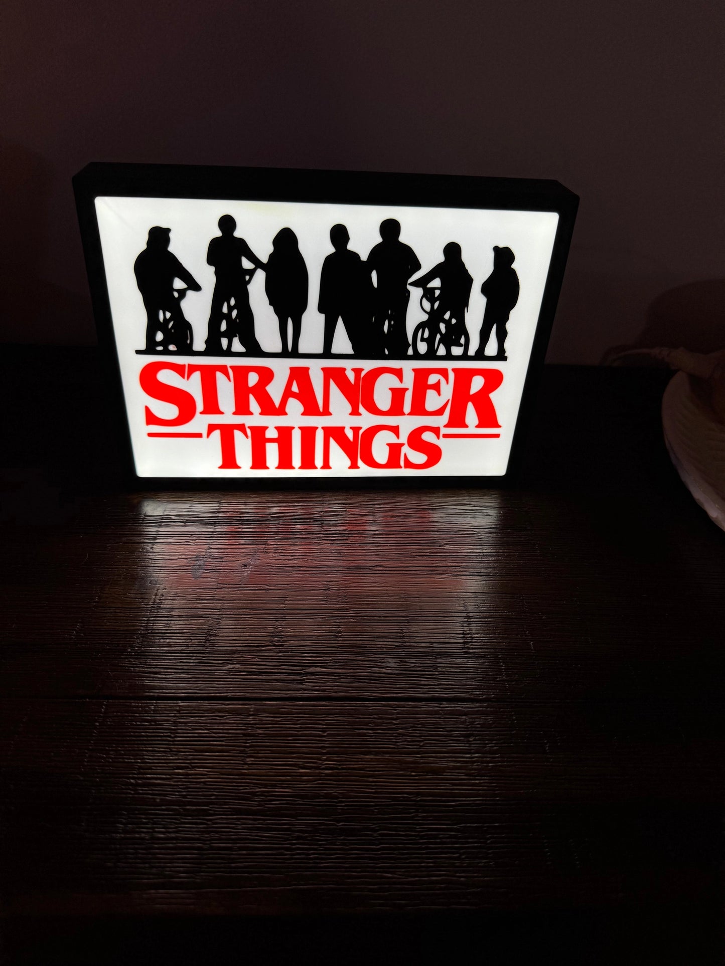 Bright White Stranger Things - Light Up Sign - USB Powered - Unique Wall Art/Nightlight
