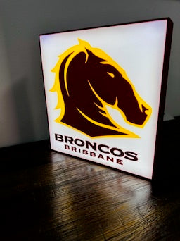 Brisbane Broncos Team new Logo - Light Box / LED Display