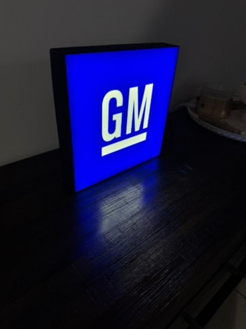 Holden / GM- Blue Light Up Artwork / LED Wall Art / Sign
