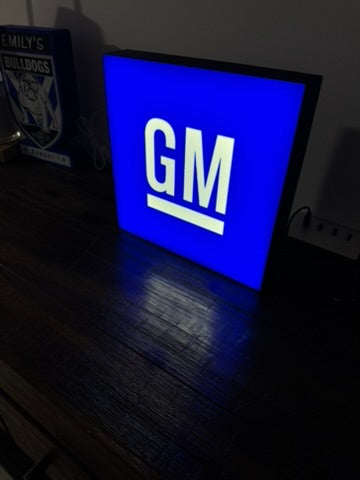 Holden / GM- Blue Light Up Artwork / LED Wall Art / Sign