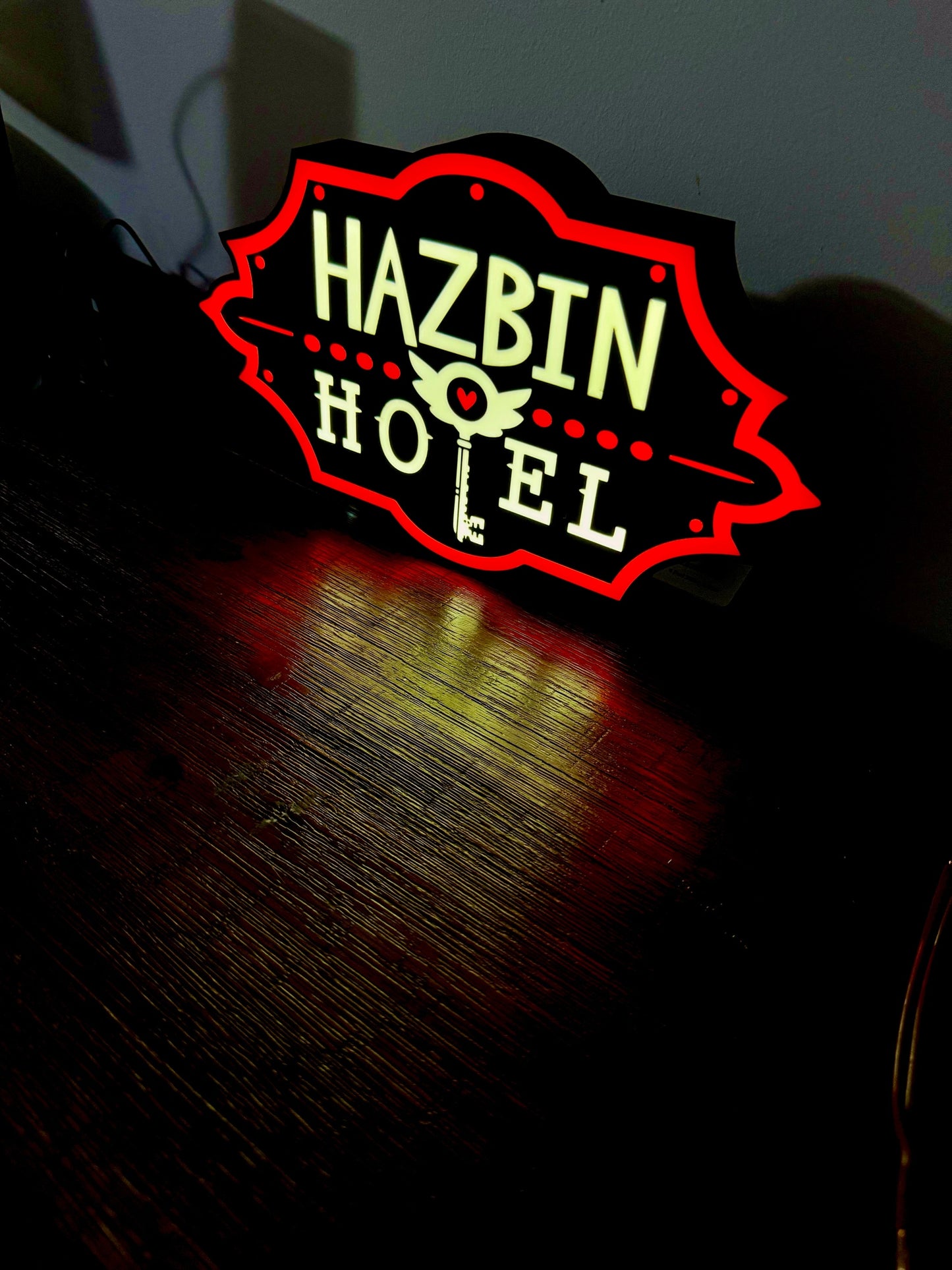 Hazbin Hotel: LED Light Box - Unique Wall Art - USB Powered