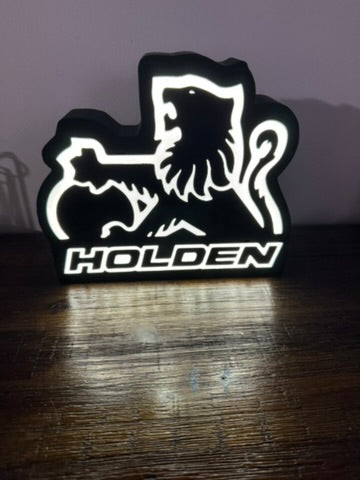 Holden Lion Badge - Light Up Artwork / Illuminated Wall Art / LED Display Sign
