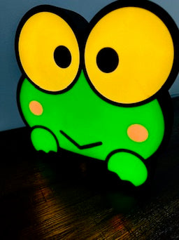 Hello Kitty - Keroppi - Light Up Sign / LED Night Light - USB Powered