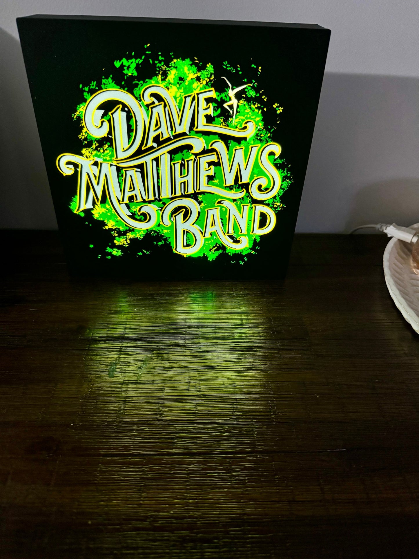 Dave Mathews Band Illuminated Wall Sign - USB Powered LED Display
