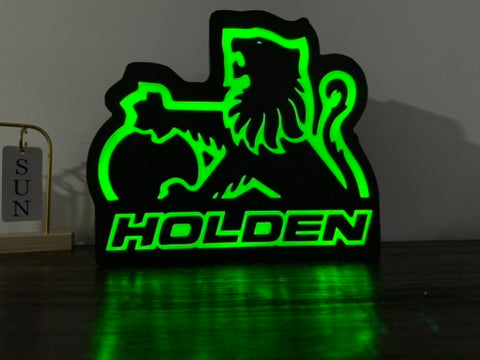 Holden Lion Badge - Light Up Artwork / Illuminated Wall Art / LED Display Sign