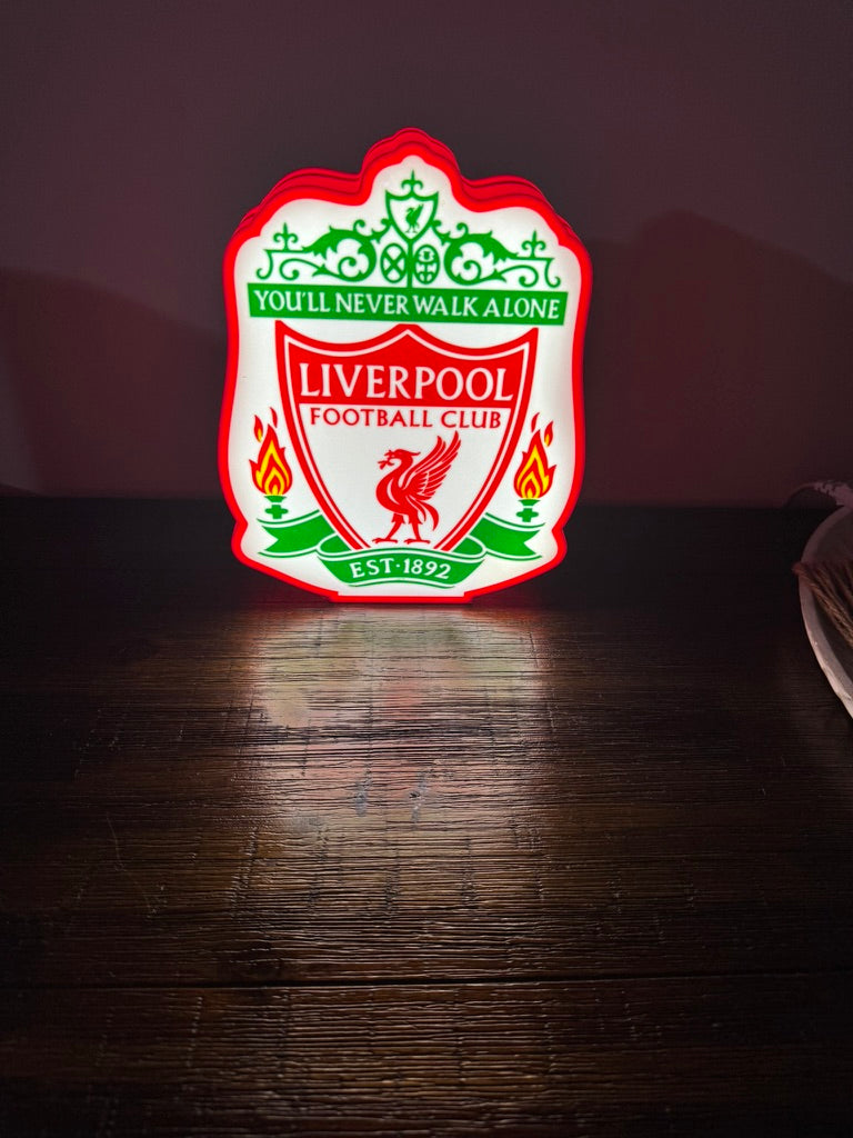 Liverpool Football Club - Light up Logo / Sign - USB Powered