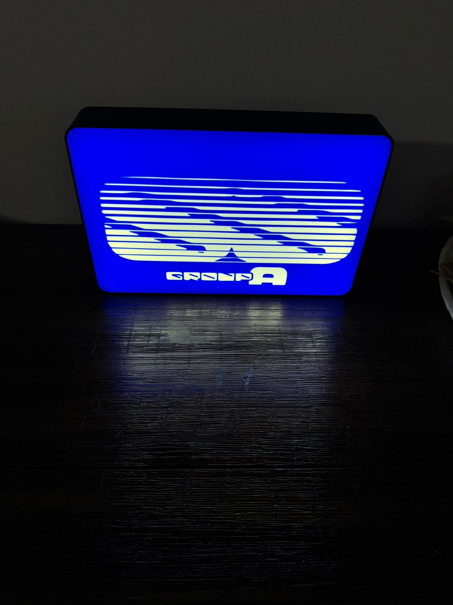 Holden: Group A - SS - Commodore - Blue Light Up Artwork / LED Wall Art / Sign