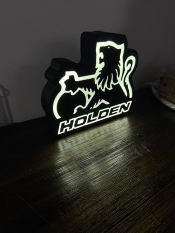 Holden Lion Badge - Light Up Artwork / Illuminated Wall Art / LED Display Sign