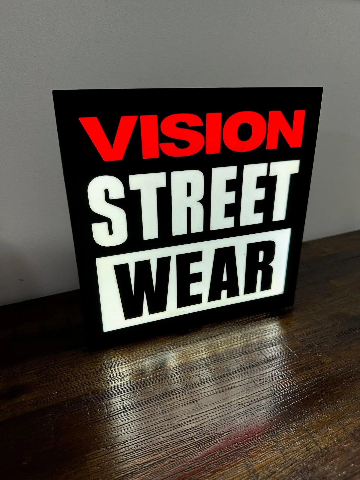 Vision Street Wear - Night Light / Light Box / Light Up Wall Art - Michael's 3D World