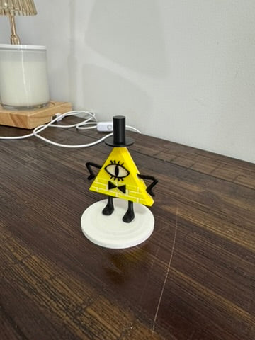Bill Cipher Gravity Falls Figurine - Plastic Model