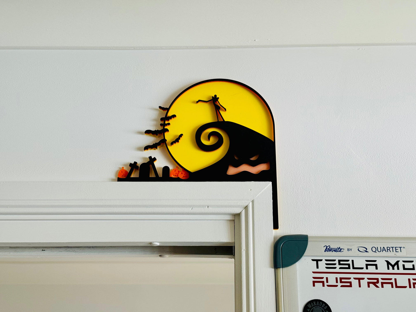 Nightmare Before Christmas Inspired Door Corner Decoration - Glow in the Dark - Michael's 3D World
