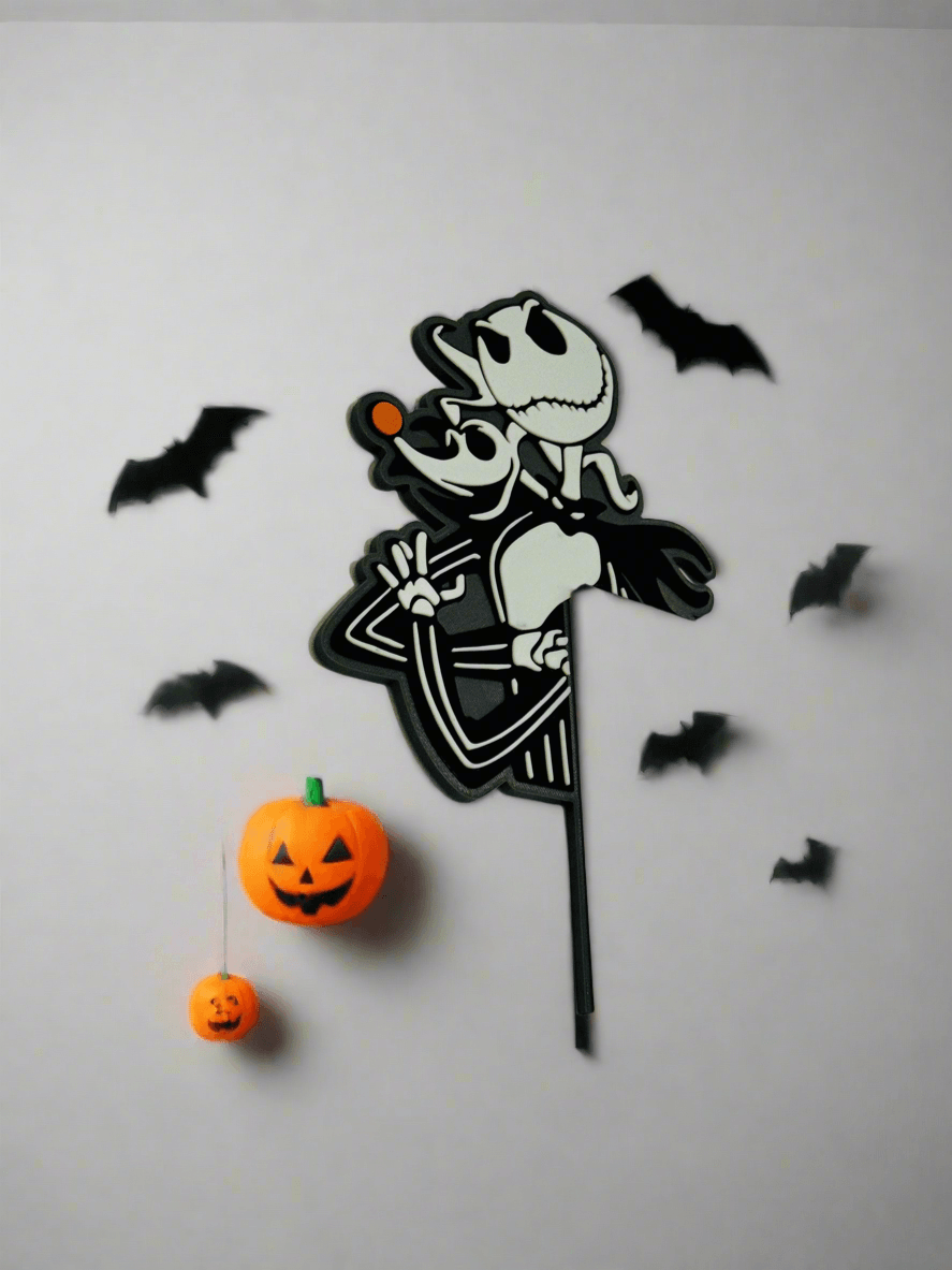 Jack Skellington & Zero - Door Frame Corner Decoration (Left or Right Side) - Michael's 3D World