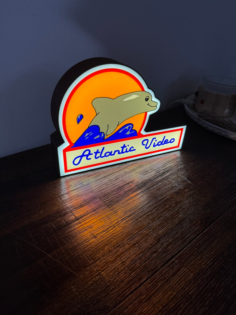Atlantic Video Illuminated LED Sign, USB-Powered Night Light