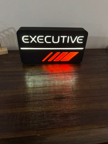 Holden Commodore VK VL VN VP Executive Badge - Light Up Artwork / Illuminated Wall Art / LED Display Sign