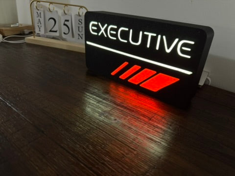 Holden Commodore VK VL VN VP Executive Badge - Light Up Artwork / Illuminated Wall Art / LED Display Sign