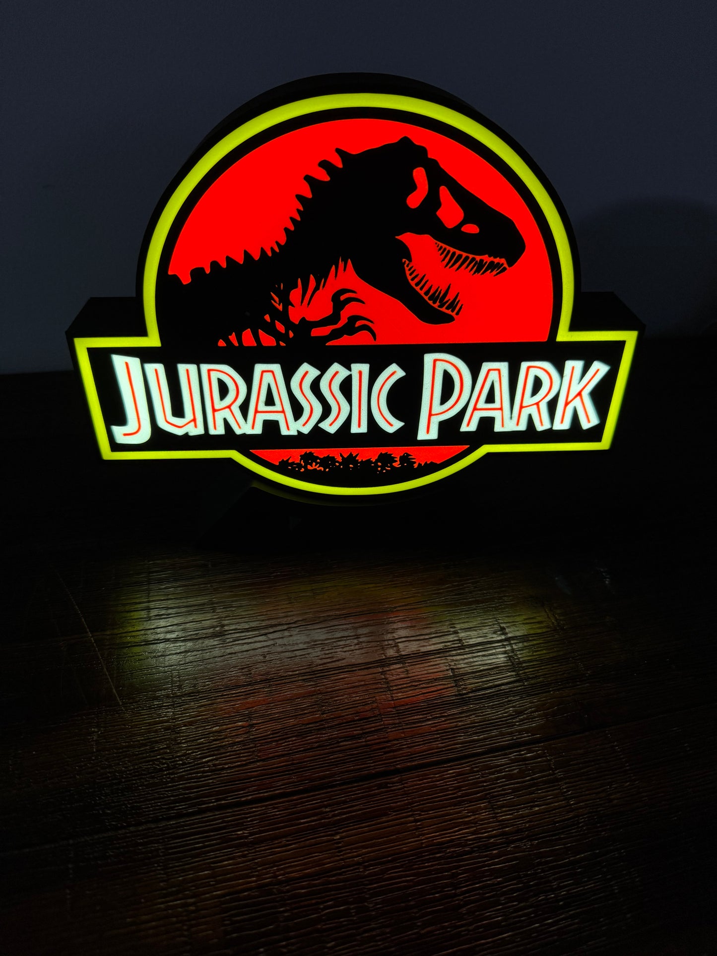 Jurassic Park - Unique Light Up Wall Art/Logo