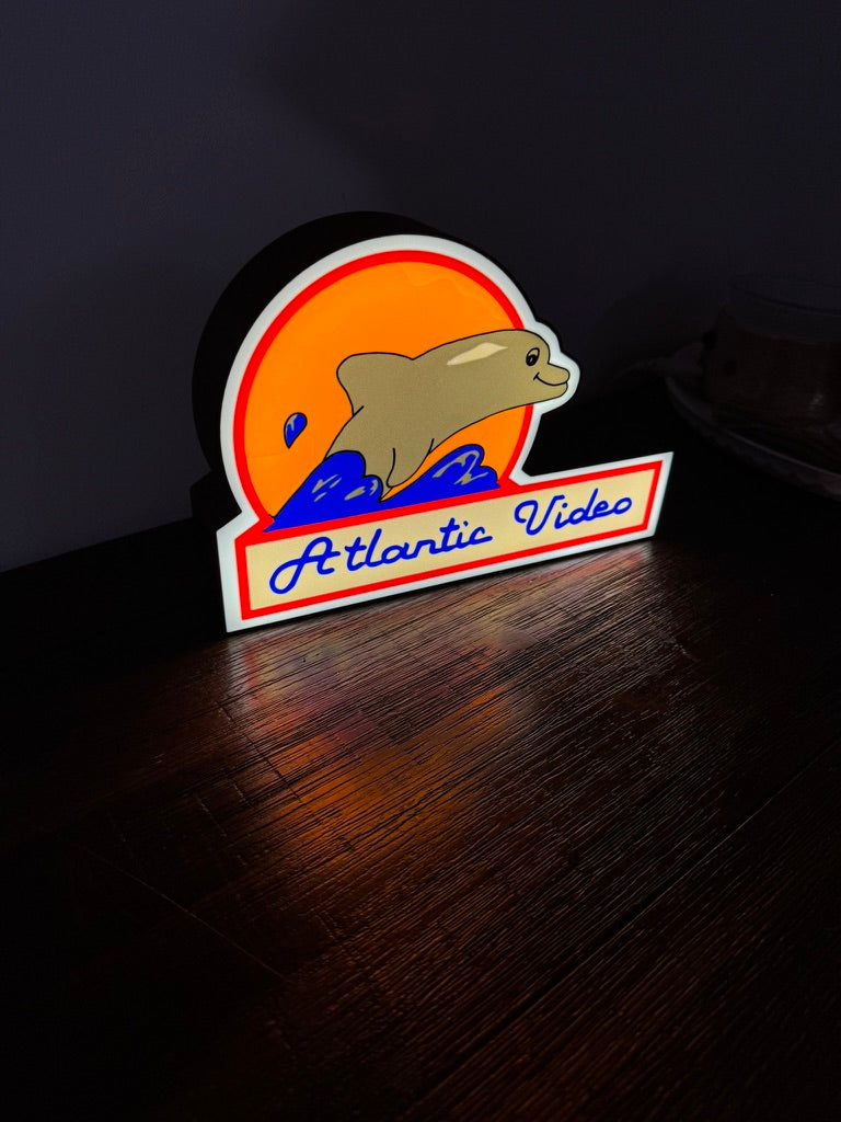 Atlantic Video Illuminated LED Sign, USB-Powered Night Light