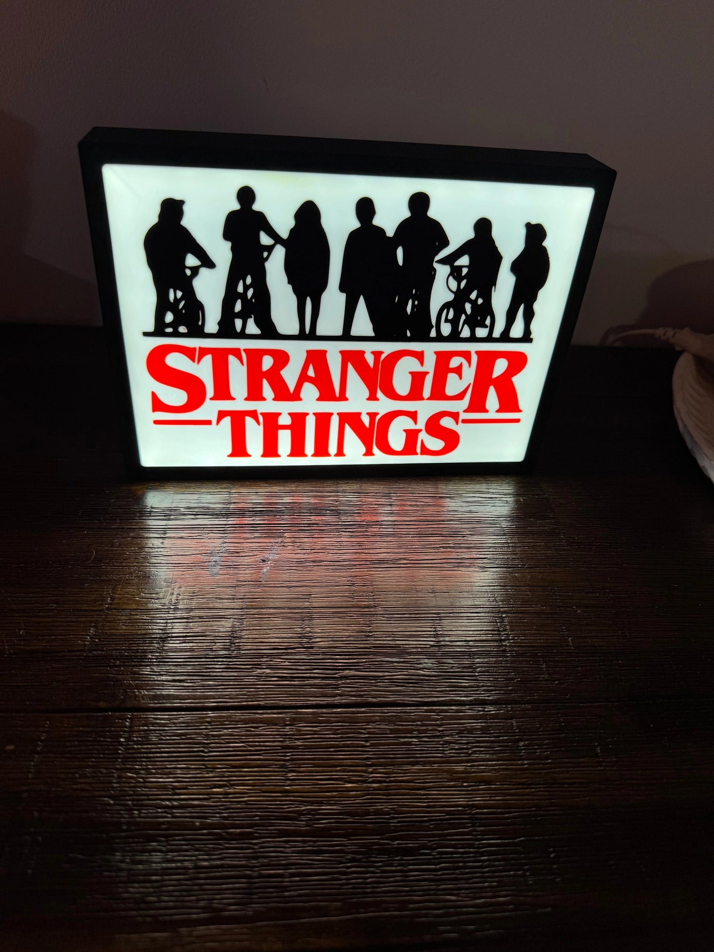 Bright White Stranger Things - Light Up Sign - USB Powered - Unique Wall Art/Nightlight
