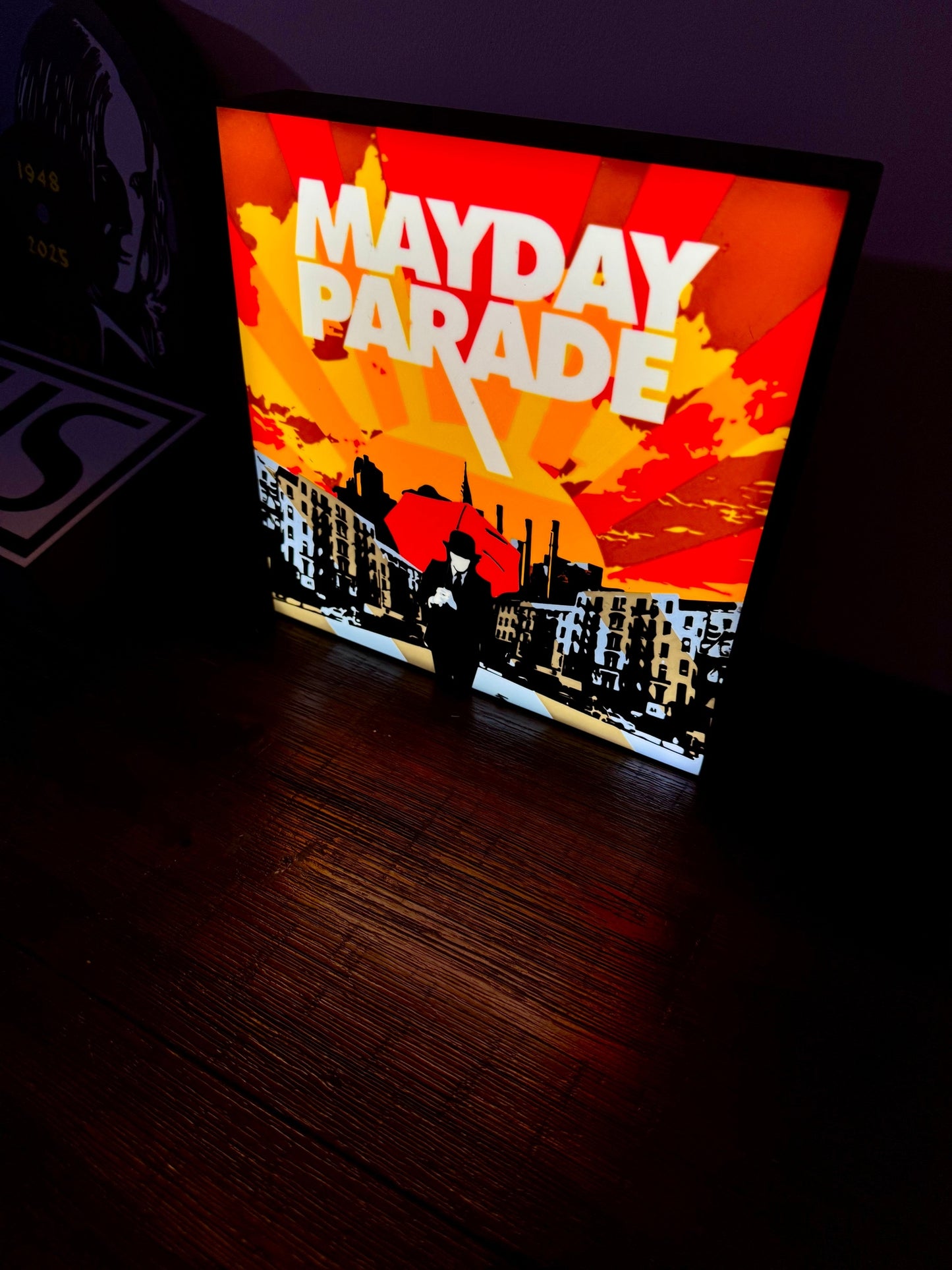 Mayday Parade Illuminated Wall Sign - USB Powered LED Display
