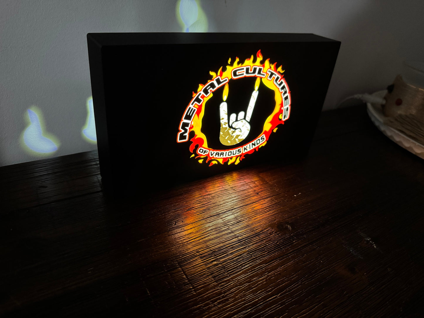 Metal Cultures - of various kinds - Light Up Artwork / Wall Art / Sign