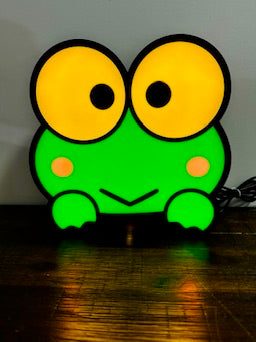 Hello Kitty - Keroppi - Light Up Sign / LED Night Light - USB Powered