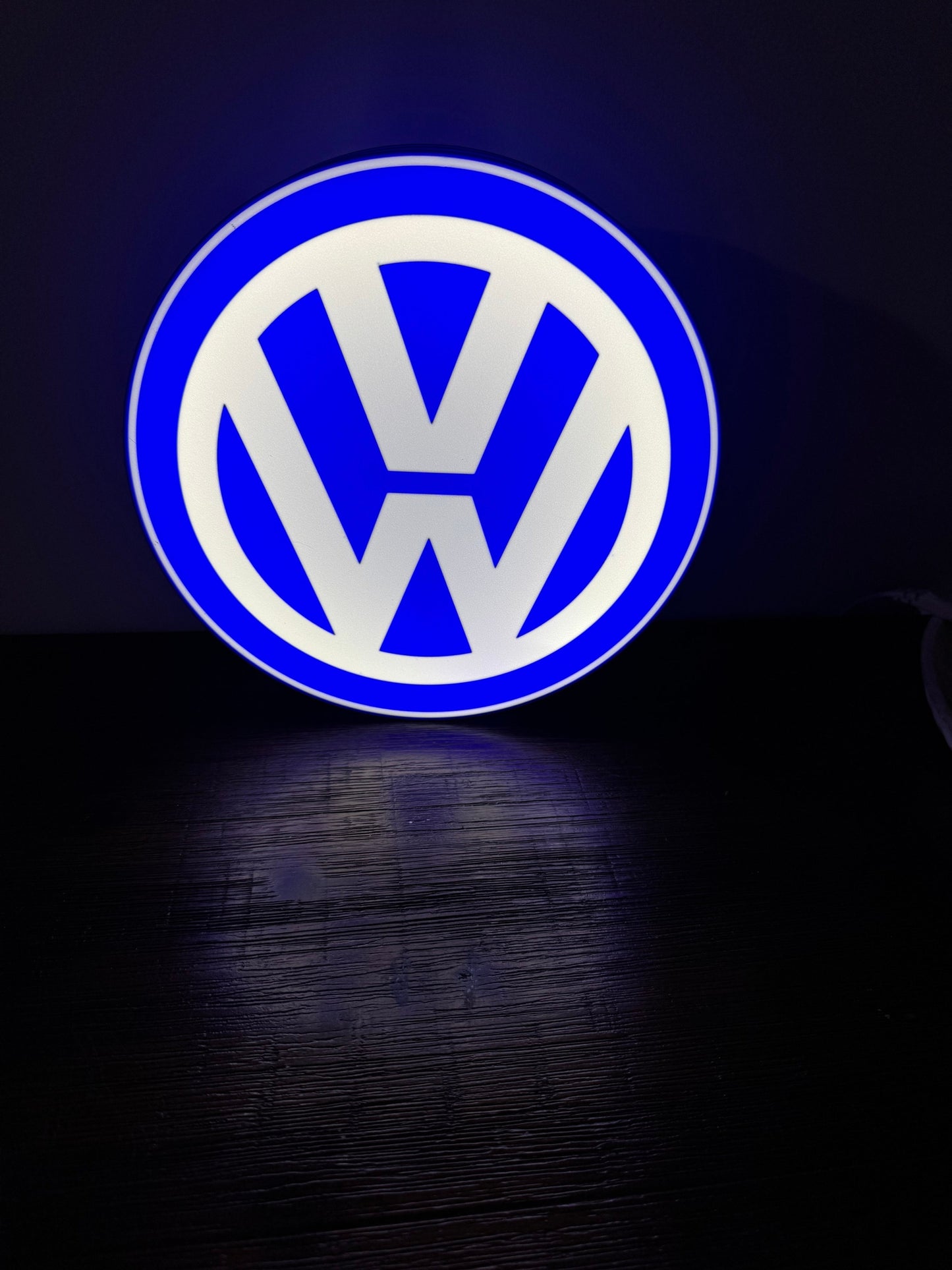 Volkswagon Logo - Light Up Artwork / Wall Art / Sign