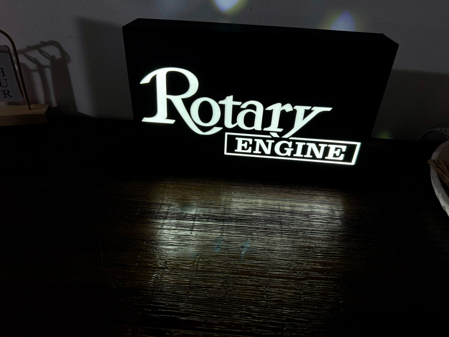 Mazda - Rotary Engine - Light Up Artwork / Wall Art / Sign