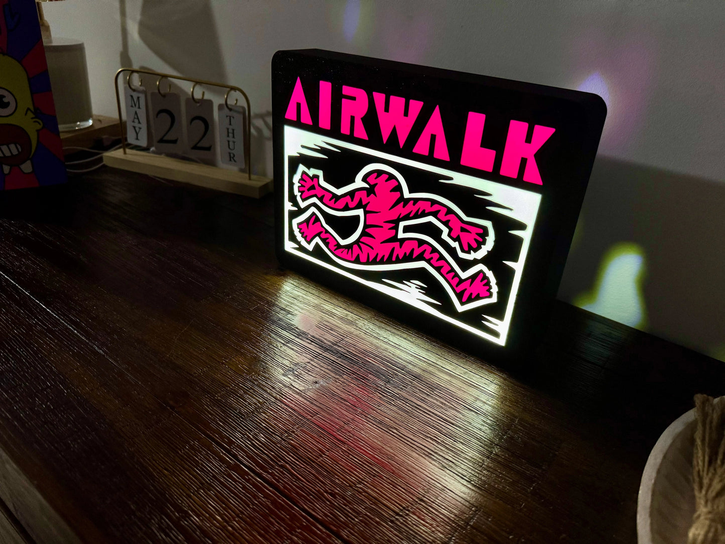 AirWalk Purple Guy - Light Up Artwork / Wall Art / Sign