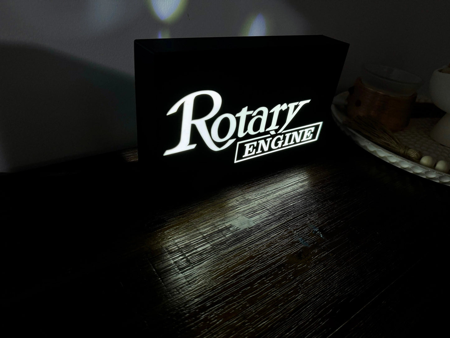 Mazda - Rotary Engine - Light Up Artwork / Wall Art / Sign