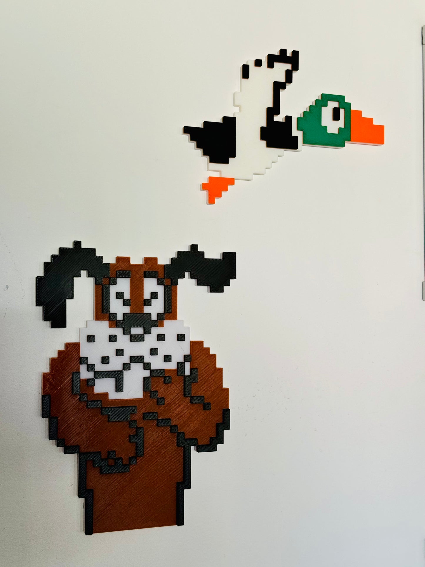 Duck Hunt: 2-piece wall art set - Dog & Duck - Michael's 3D World