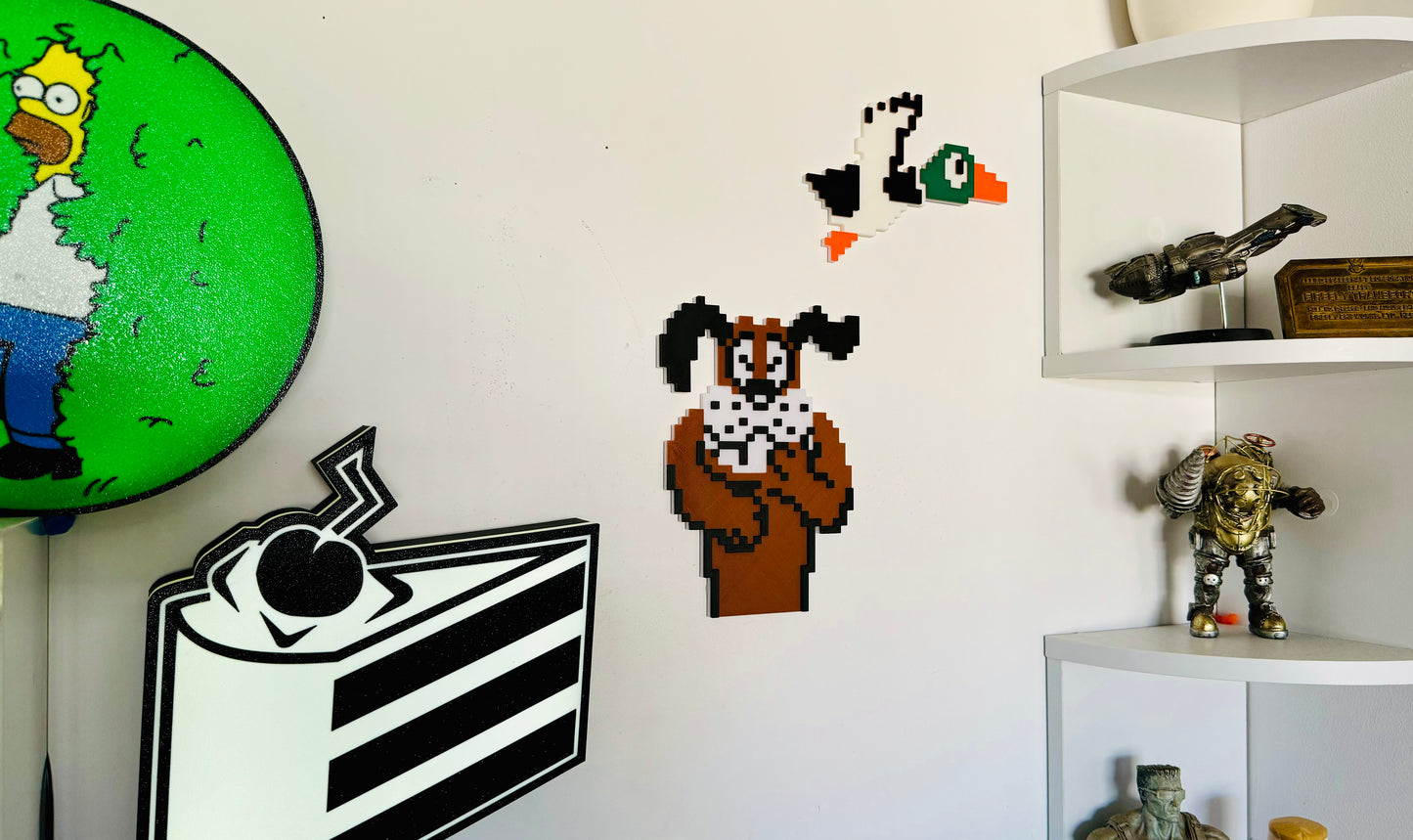 Duck Hunt: 2-piece wall art set - Dog & Duck - Michael's 3D World