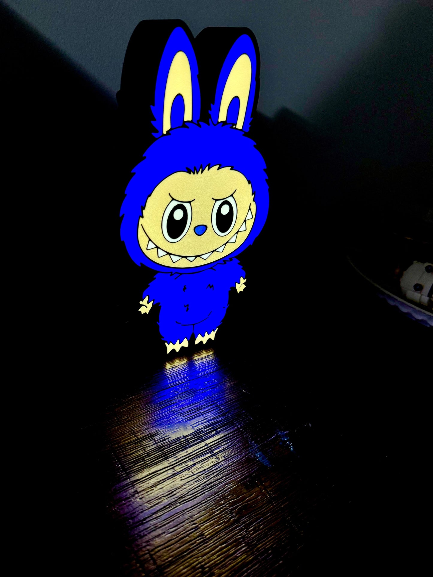 Bright Lit - Labubu Doll Illiuminated Night Light - LED Light Up Wall Art / Sign