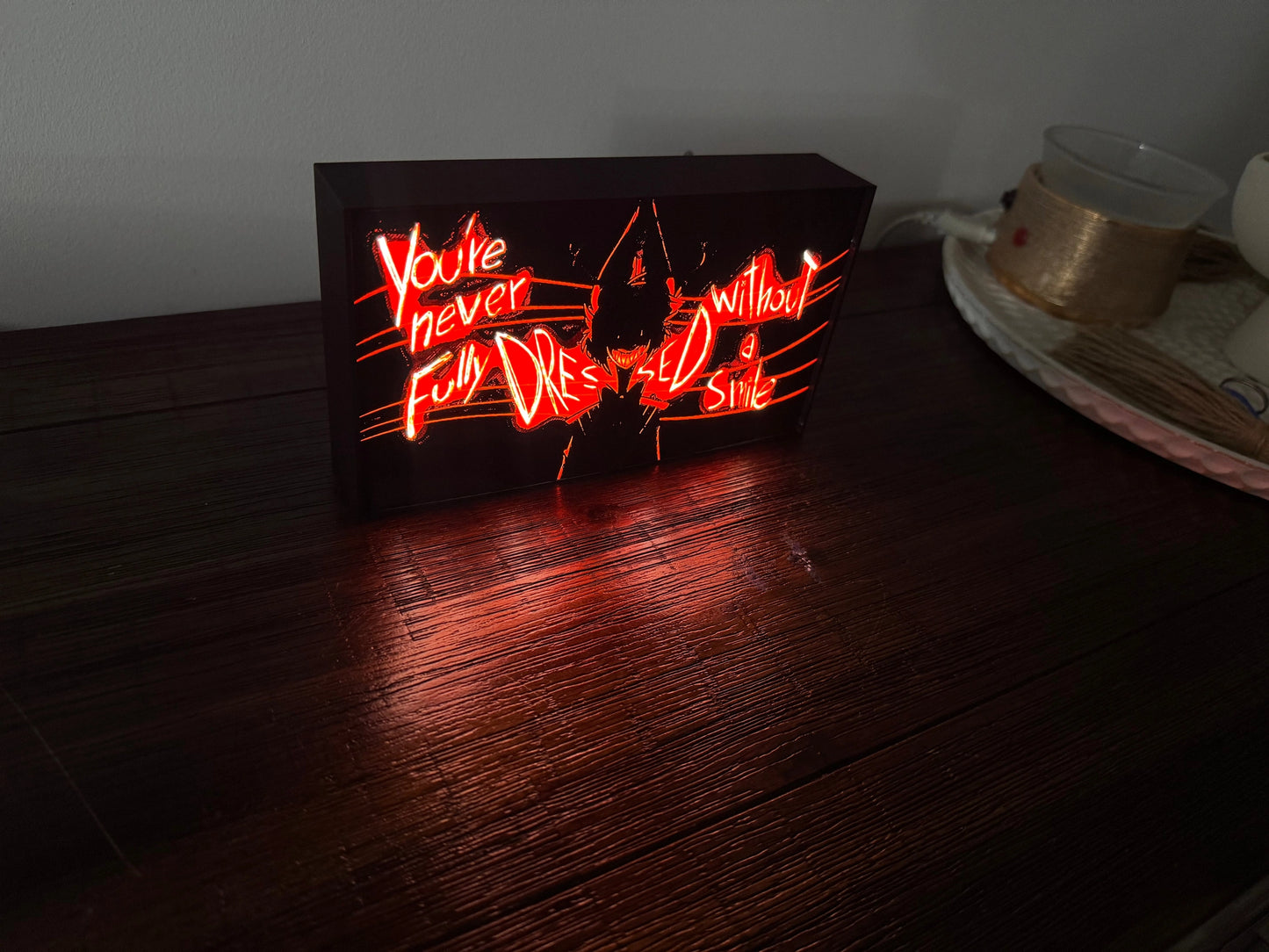Hazbin Hotel: Alastor - You're never fully dressed without a Smile! Illuminated Artwork