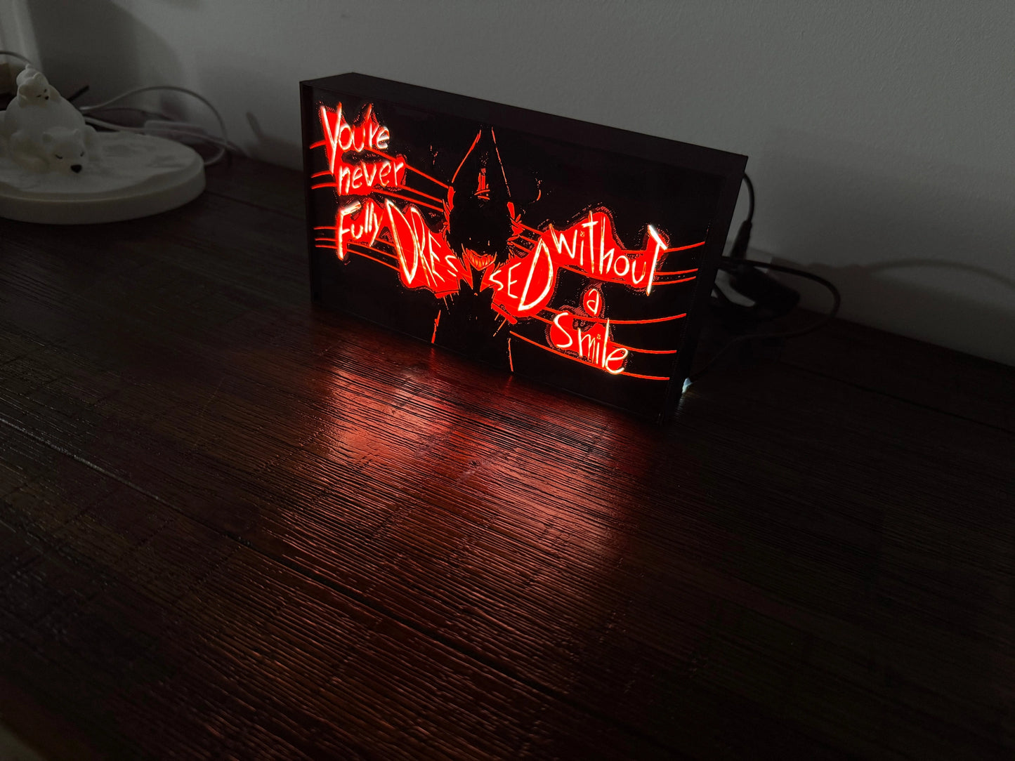 Hazbin Hotel: Alastor - You're never fully dressed without a Smile! Illuminated Artwork