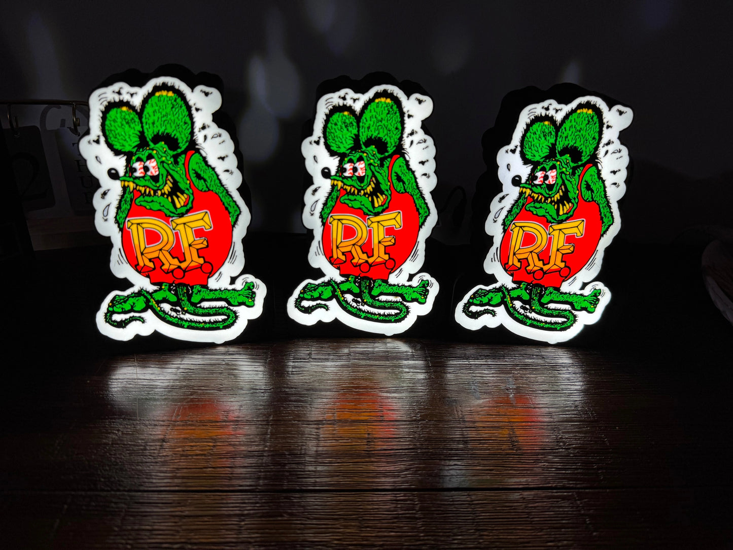 Rat Fink - Light Up Artwork / Wall Art / Sign