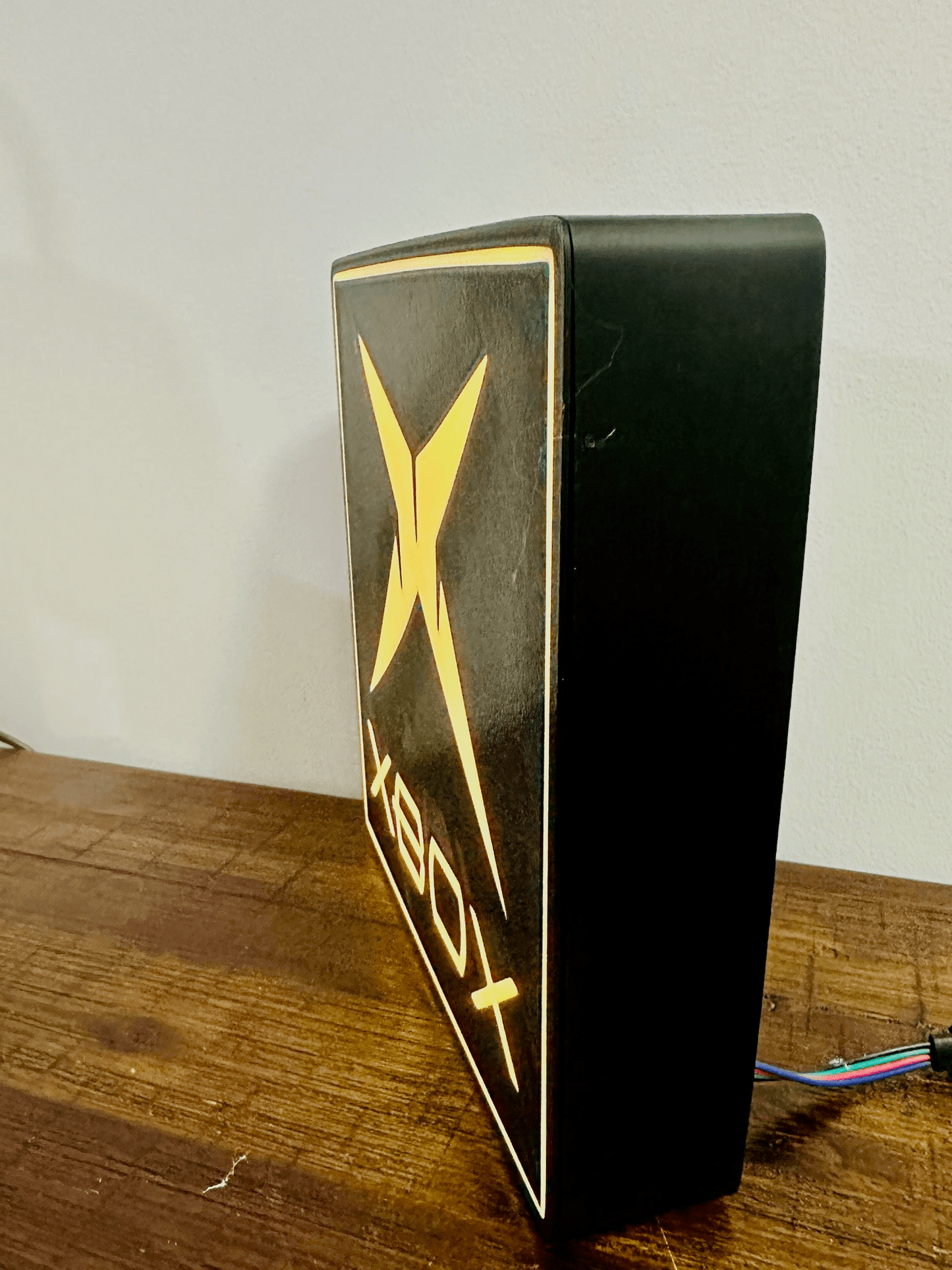 Original Classic XBOX - Bright Green Light Up Wall Art - USB Powered