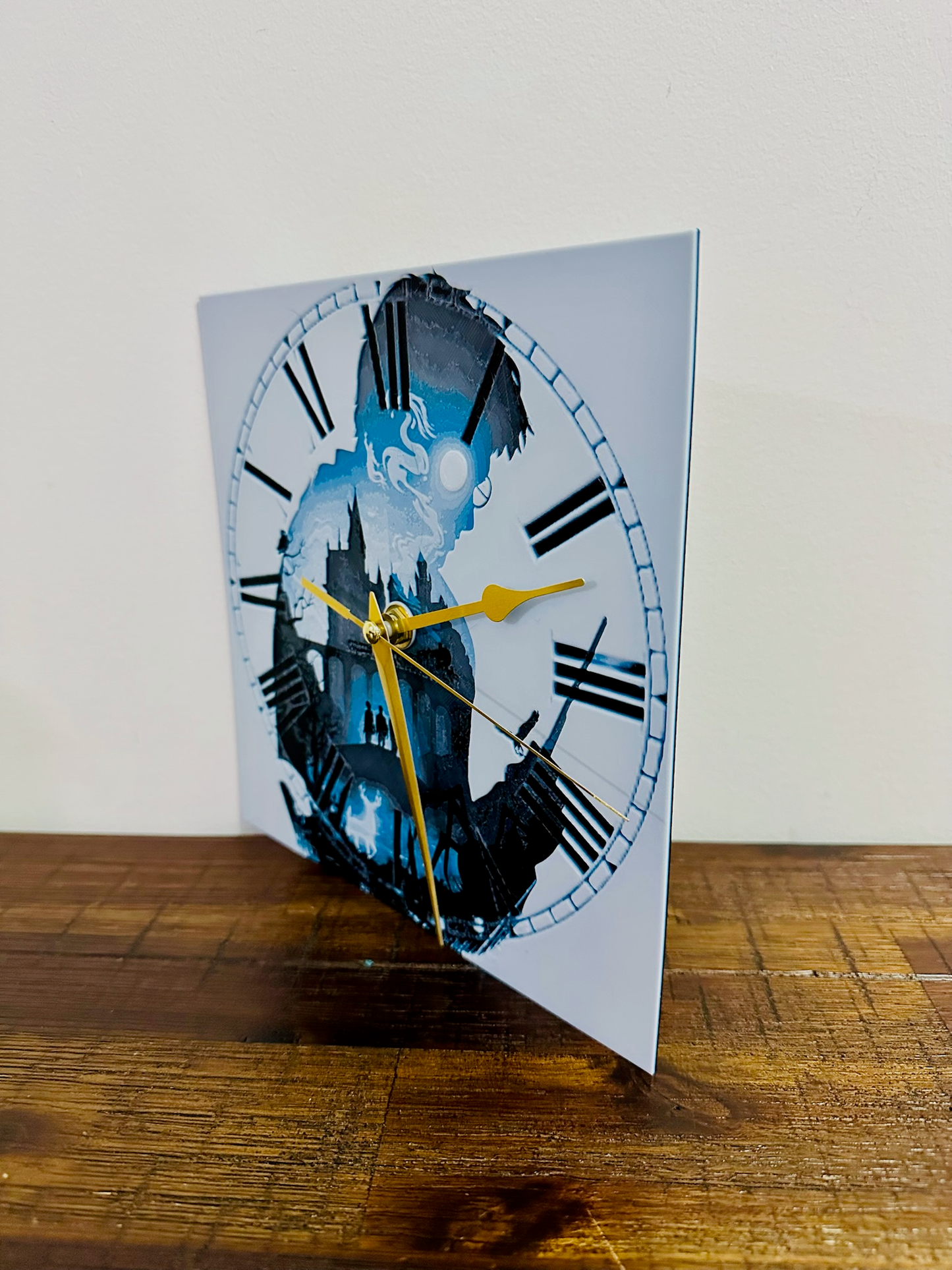 Harry Potter Detailed Imagery Clock - Silent Mechanism and easy to hang