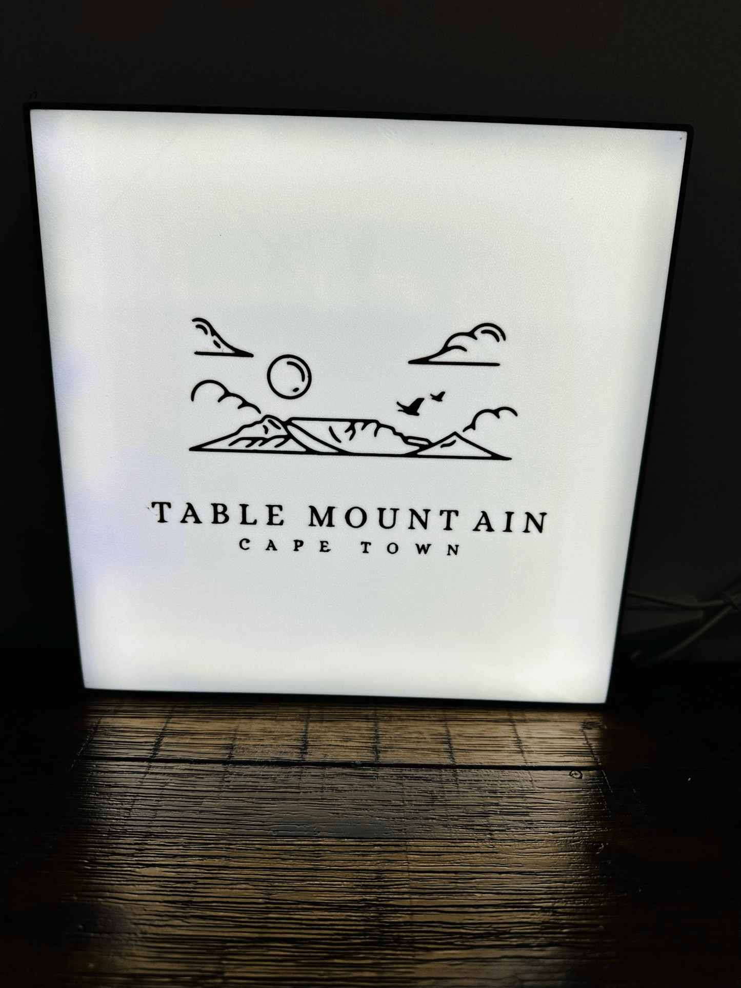 Table Mountain Cape Town Illuminated Sign - Bring South Africa's Beauty Home!