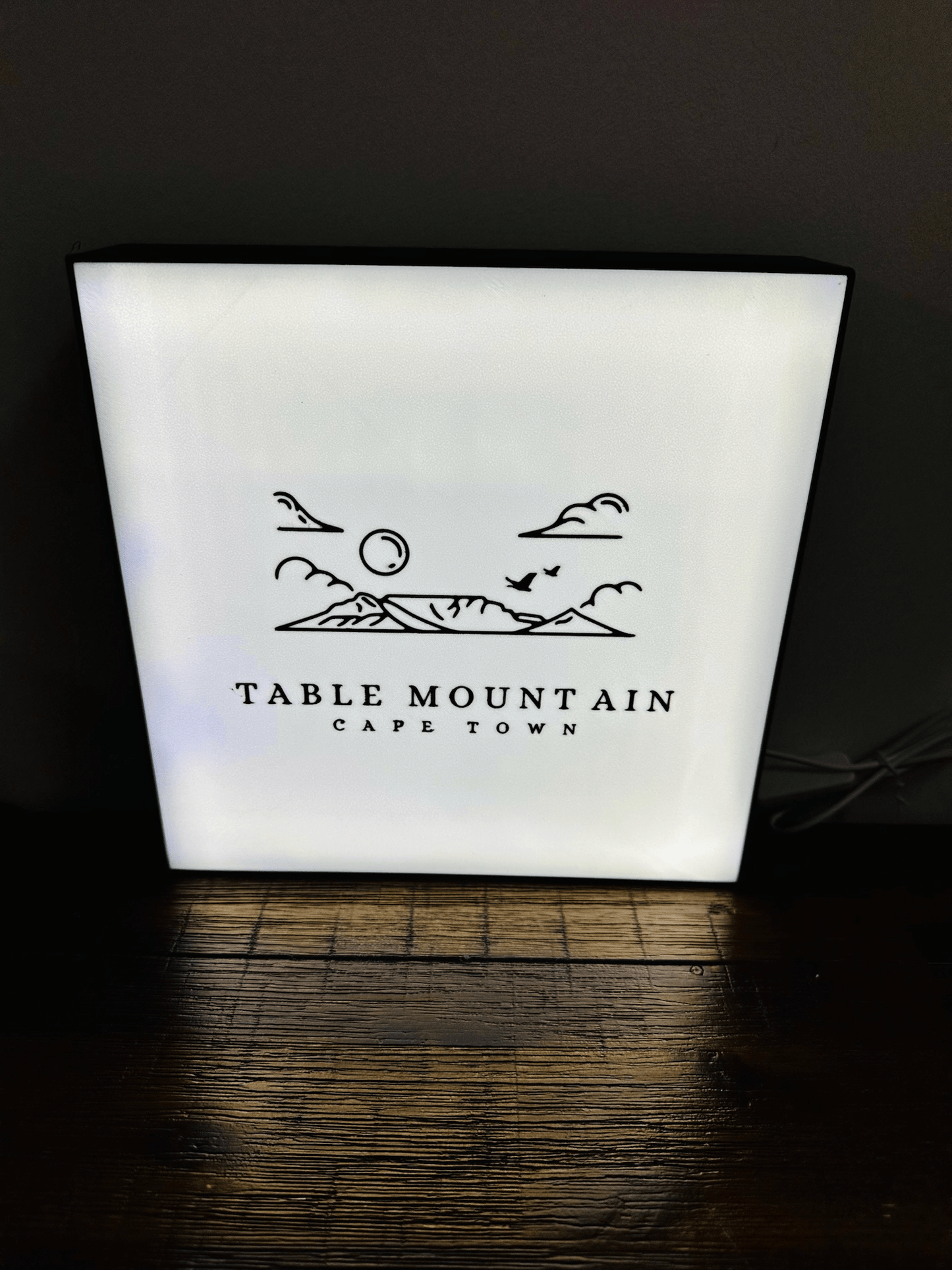 Table Mountain Cape Town Illuminated Sign - Bring South Africa's Beauty Home!