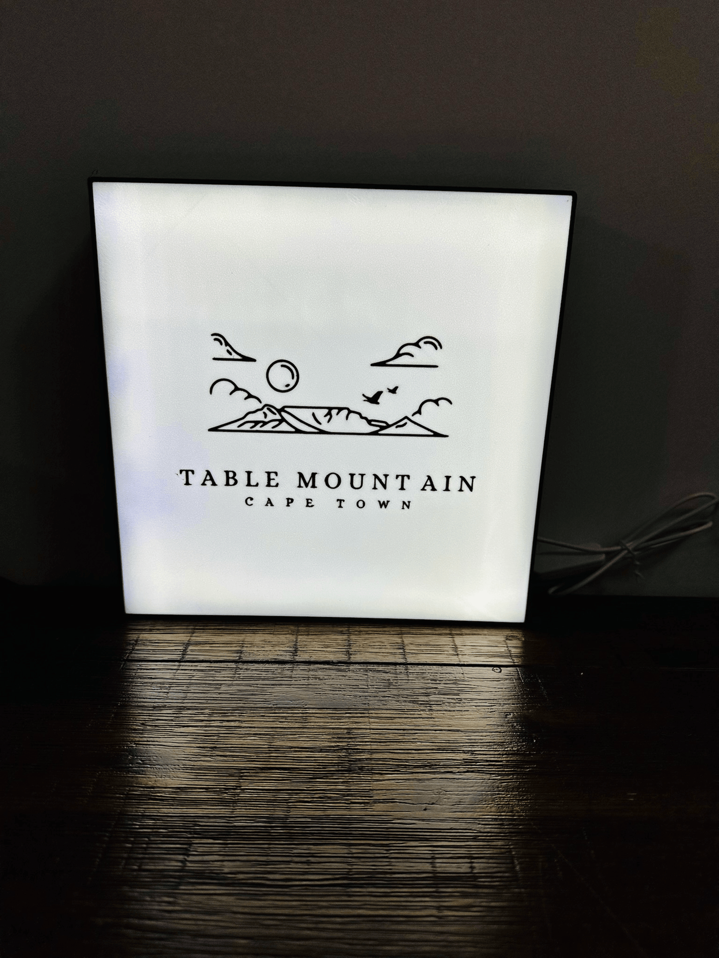 Table Mountain Cape Town Illuminated Sign - Bring South Africa's Beauty Home!