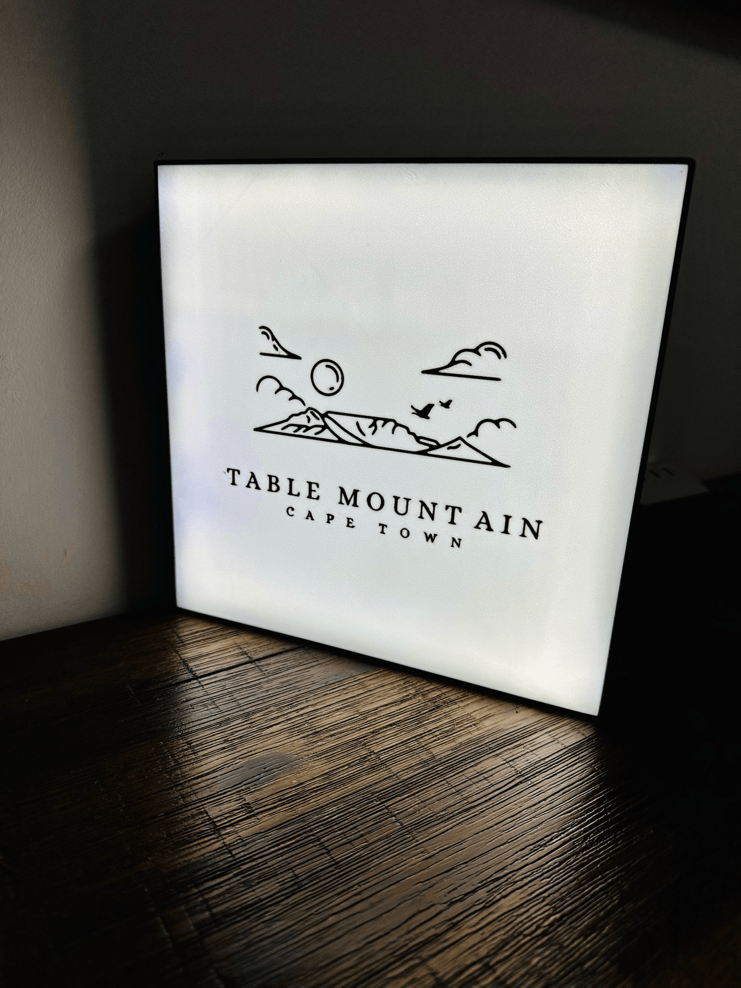 Table Mountain Cape Town Illuminated Sign - Bring South Africa's Beauty Home!