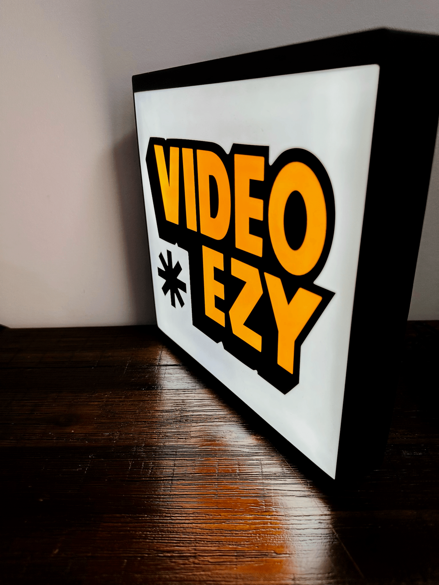 Video Ezy Logo - Light Up Logo/Wall Art
